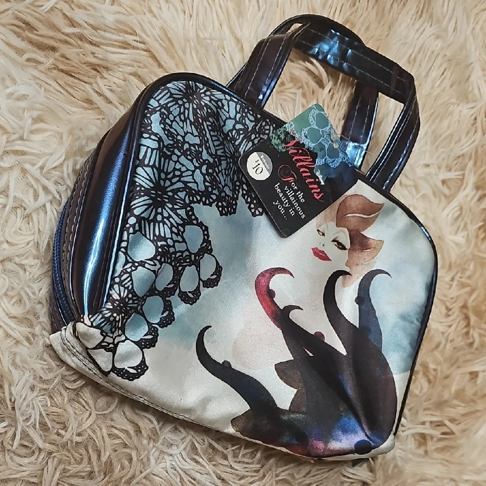 London SOHO Disney Little Mermaid Ursula Cosmetic Makeup Bag Nwt